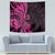 Pink Polynesia Paisley Tapestry Polynesian With Tropical Flowers LT14 - Polynesian Pride