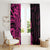 Pink Polynesia Paisley Window Curtain Polynesian With Tropical Flowers LT14 - Polynesian Pride