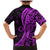 Polynesia Paisley Family Matching Mermaid Dress and Hawaiian Shirt Polynesian With Tropical Flowers - Purple LT14 - Polynesian Pride