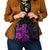 Polynesia Paisley Shoulder Handbag Polynesian With Tropical Flowers - Purple LT14 - Polynesian Pride