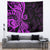 Polynesia Paisley Tapestry Polynesian With Tropical Flowers - Purple LT14 - Polynesian Pride