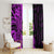 Polynesia Paisley Window Curtain Polynesian With Tropical Flowers - Purple LT14 - Polynesian Pride