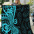 Polynesia Paisley Quilt Polynesian With Tropical Flowers - Turquoise LT14 Turquoise - Polynesian Pride