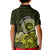 Lime Green Talofa Samoa Kid Polo Shirt Samoan Kava Bowl Siapo Pattern LT14 - Polynesian Pride