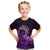 Purple Talofa Samoa Kid T Shirt Samoan Kava Bowl Siapo Pattern LT14 Purple - Polynesian Pride