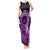 Purple Talofa Samoa Tank Maxi Dress Samoan Kava Bowl Siapo Pattern LT14 Women Purple - Polynesian Pride