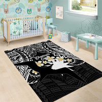 Ekamowir Omo Nauru Area Rug Naoero Twelve-pointed Star Polynesian Tattoo LT14 - Polynesian Pride