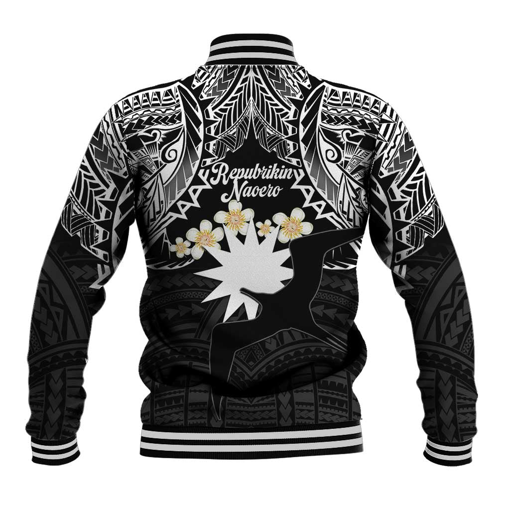 Ekamowir Omo Nauru Baseball Jacket Naoero Twelve-pointed Star Polynesian Tattoo LT14 - Polynesian Pride