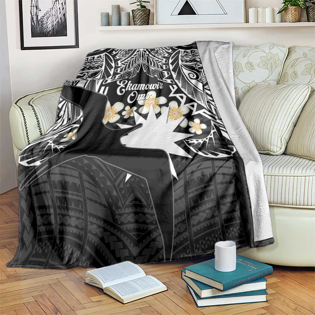 Ekamowir Omo Nauru Blanket Naoero Twelve-pointed Star Polynesian Tattoo LT14 Black - Polynesian Pride