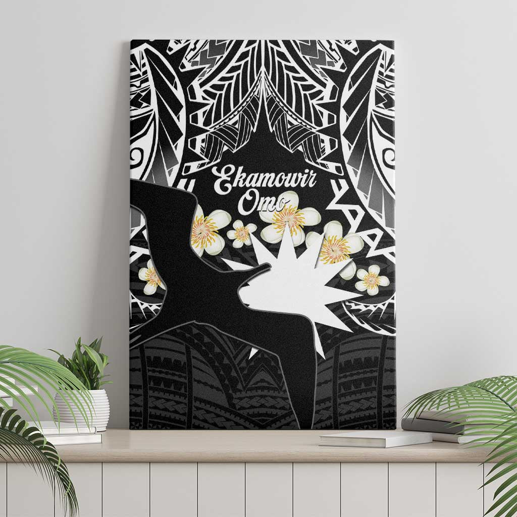 Ekamowir Omo Nauru Canvas Wall Art Naoero Twelve-pointed Star Polynesian Tattoo LT14 - Polynesian Pride