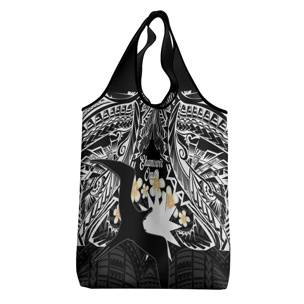 Ekamowir Omo Nauru Grocery Bag Naoero Twelve-pointed Star Polynesian Tattoo LT14 - Polynesian Pride