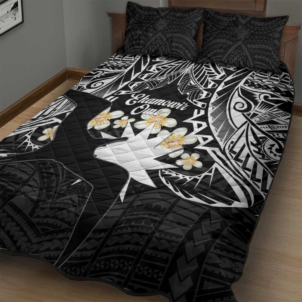 Ekamowir Omo Nauru Quilt Bed Set Naoero Twelve-pointed Star Polynesian Tattoo LT14 - Polynesian Pride