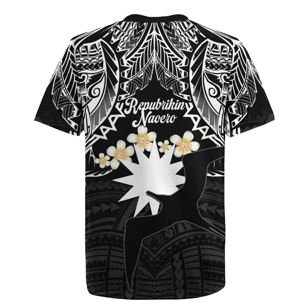 Ekamowir Omo Nauru Rugby Jersey Naoero Twelve-pointed Star Polynesian Tattoo LT14 - Polynesian Pride