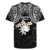 Ekamowir Omo Nauru Rugby Jersey Naoero Twelve-pointed Star Polynesian Tattoo LT14 - Polynesian Pride