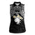 Ekamowir Omo Nauru Women Sleeveless Polo Shirt Naoero Twelve-pointed Star Polynesian Tattoo