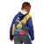 Nauru Independence Day Kid Hoodie Coat Of Arms With Tropical Flowers