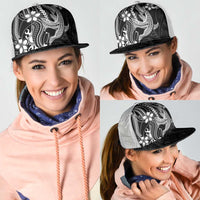 Black Aloha Hawaii Mesh Trucker Cap Polynesian Shark Tattoo With Plumeria LT14 - Polynesian Pride
