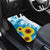 New Zealand Autism Awareness Month Car Mats Takiwatanga Maori Lizard With Sunflower