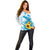 New Zealand Autism Awareness Month Off Shoulder Sweater Takiwatanga Maori Lizard With Sunflower