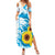 New Zealand Autism Awareness Month Summer Maxi Dress Takiwatanga Maori Lizard With Sunflower