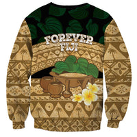 Bula Fiji Kava Bowl Sweatshirt Fijian Tapa Cloth Vintage Vibe LT14 - Polynesian Pride