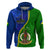 Vanuatu Malampa Province Hoodie Turtle Sand Drawing Unique Tapa Pattern LT14 Green - Polynesian Pride