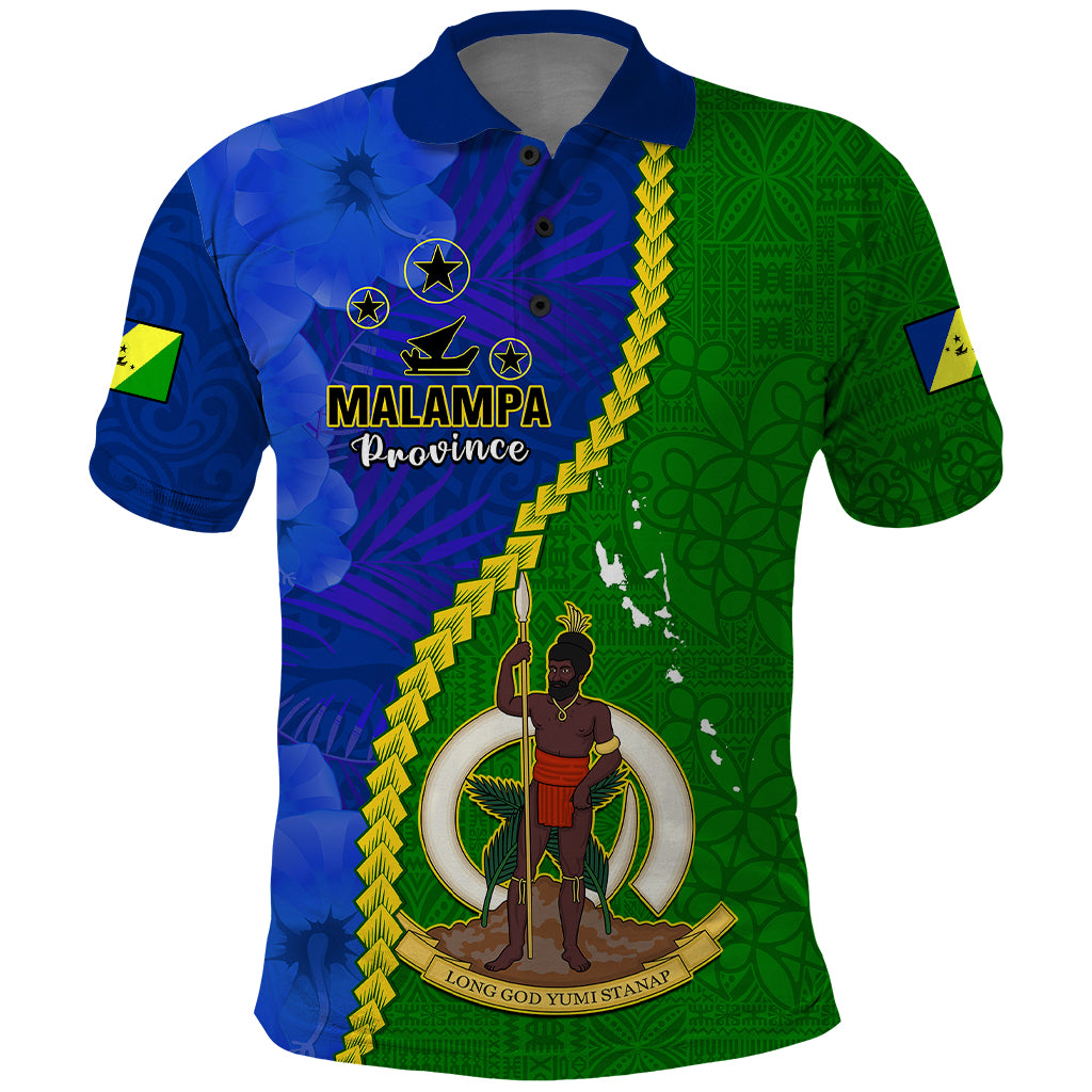 Vanuatu Malampa Province Polo Shirt Turtle Sand Drawing Unique Tapa Pattern LT14 Green - Polynesian Pride