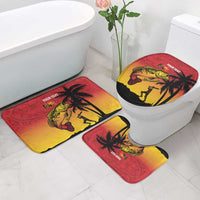 Custom Papua New Guinea Cricket Bathroom Set PNG Barramundis LT14 - Polynesian Pride