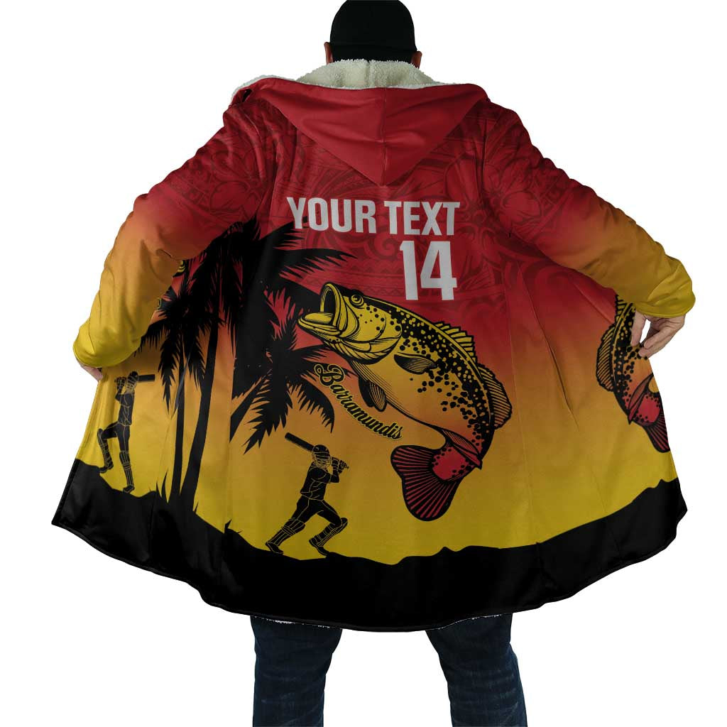 Custom Papua New Guinea Cricket Cloak PNG Barramundis LT14 - Polynesian Pride