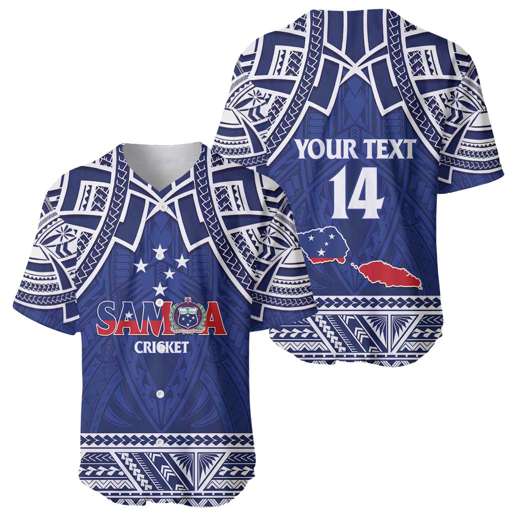 Custom Samoa Cricket Baseball Jersey Go Champions Samoan LT14 - Polynesian Pride