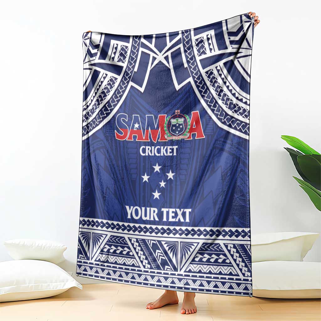 Custom Samoa Cricket Blanket Go Champions Samoan LT14 - Polynesian Pride