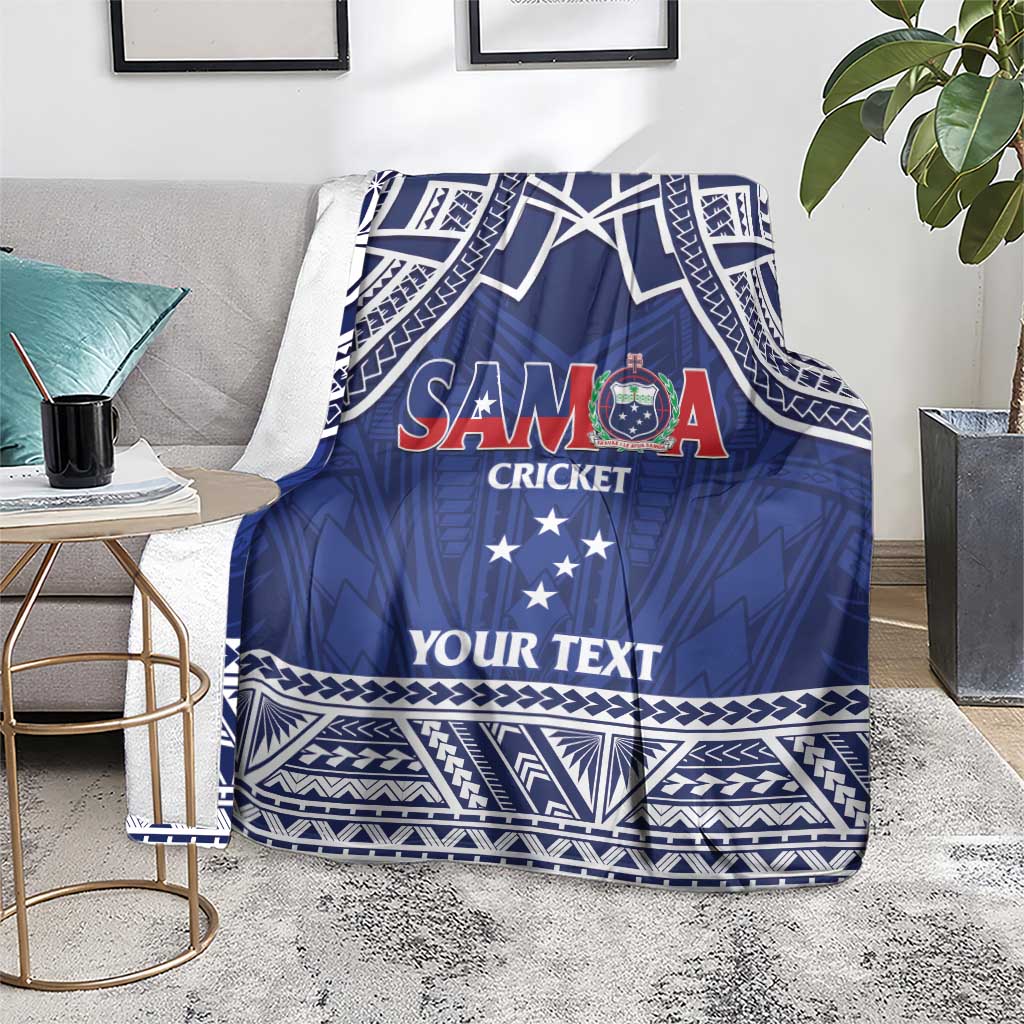 Custom Samoa Cricket Blanket Go Champions Samoan LT14 - Polynesian Pride
