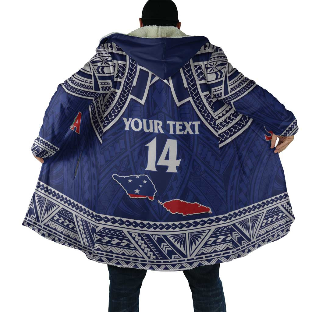 Custom Samoa Cricket Cloak Go Champions Samoan LT14 - Polynesian Pride
