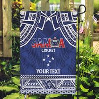 Custom Samoa Cricket Garden Flag Go Champions Samoan LT14 Garden Flag Blue - Polynesian Pride