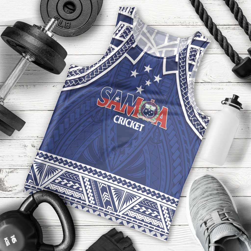Custom Samoa Cricket Men Tank Top Go Champions Samoan LT14 - Polynesian Pride