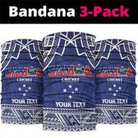 Custom Samoa Cricket Neck Gaiter Go Champions Samoan LT14 package One Size: 25*50cm Blue - Polynesian Pride