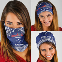 Custom Samoa Cricket Neck Gaiter Go Champions Samoan LT14 - Polynesian Pride