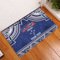 Custom Samoa Cricket Rubber Doormat Go Champions Samoan LT14 - Polynesian Pride