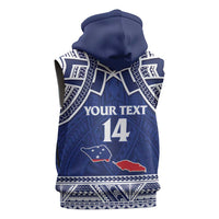 Custom Samoa Cricket Sleeveless Hoodie Go Champions Samoan LT14 - Polynesian Pride