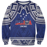 Custom Samoa Cricket Sweatshirt Go Champions Samoan LT14 Unisex Blue - Polynesian Pride