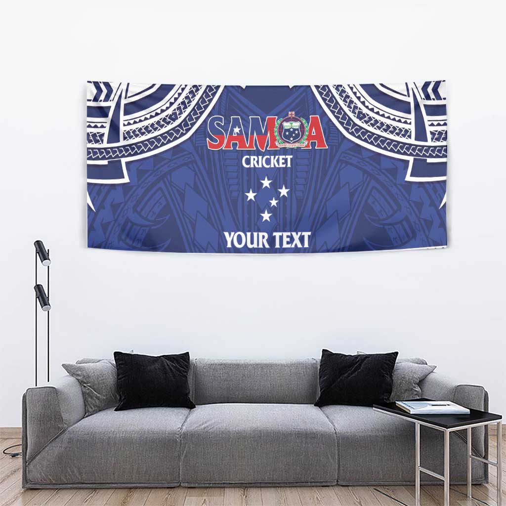 Custom Samoa Cricket Tapestry Go Champions Samoan LT14 - Polynesian Pride