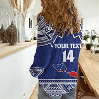 Custom Samoa Cricket Women Casual Shirt Go Champions Samoan LT14 - Polynesian Pride