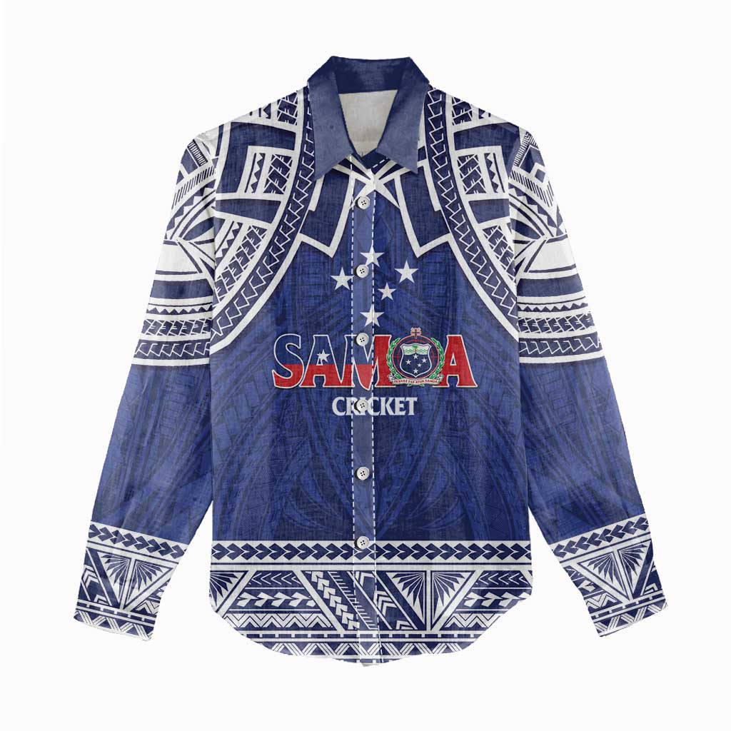 Custom Samoa Cricket Women Casual Shirt Go Champions Samoan LT14 - Polynesian Pride
