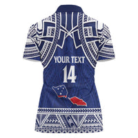 Custom Samoa Cricket Women Polo Shirt Go Champions Samoan LT14 - Polynesian Pride