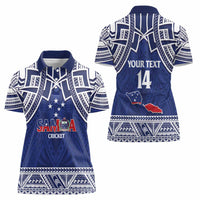 Custom Samoa Cricket Women Polo Shirt Go Champions Samoan LT14 - Polynesian Pride