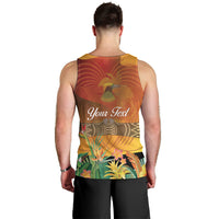 Personalised Papua New Guinea Independence Day Men Tank Top One People One Nation One Country LT14 - Polynesian Pride