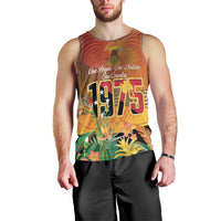 Personalised Papua New Guinea Independence Day Men Tank Top One People One Nation One Country LT14 - Polynesian Pride