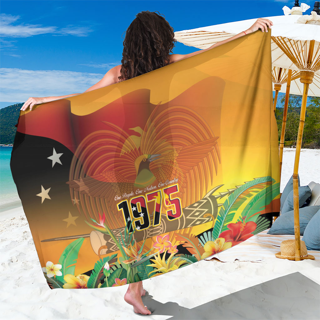 Papua New Guinea Independence Day Sarong One People One Nation One Country LT14 One Size 44 x 66 inches Multicolor - Polynesian Pride