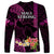 Hawaii Long Sleeve Shirt Pray For Maui Hawaiian Plumeria Be Strong Pink Verison LT14 - Polynesian Pride