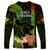 Hawaii Long Sleeve Shirt Pray For Maui Hawaiian Plumeria Be Strong Reggae Verison LT14 - Polynesian Pride